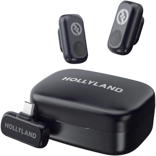 Hollyland LARK A1 Duo 2-Person with USB-C Connector | Intelligent Noise Cancellation | 200m Stable Wireless Range | 8g Ultra-Light Magnetic Transmitters | EQ & Reverb Adjustment | USB-C Plug & Play - Image 2