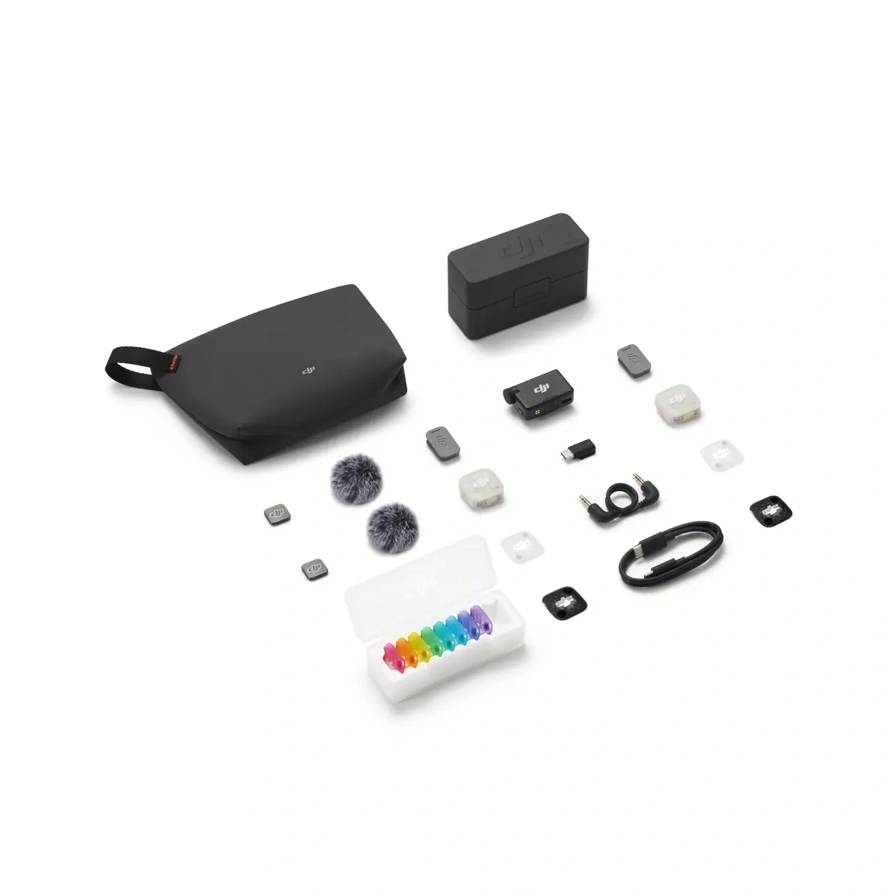 DJI Mic Mini 2S | 2 TX + 1 RX + Charging Case | 32-bit Float Recording | 28-Hour Internal Storage | AI Noise Cancellation | 400m Transmission Range | Wireless Microphone System - Image 2