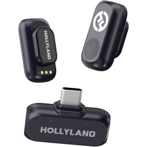 Hollyland LARK A1 Mini Duo 2-Person with USB-C Connector | Intelligent Noise Cancellation | Magnetic Transmitters | USB‑C Plug & Play | 9-Hour Battery Life - Image 2