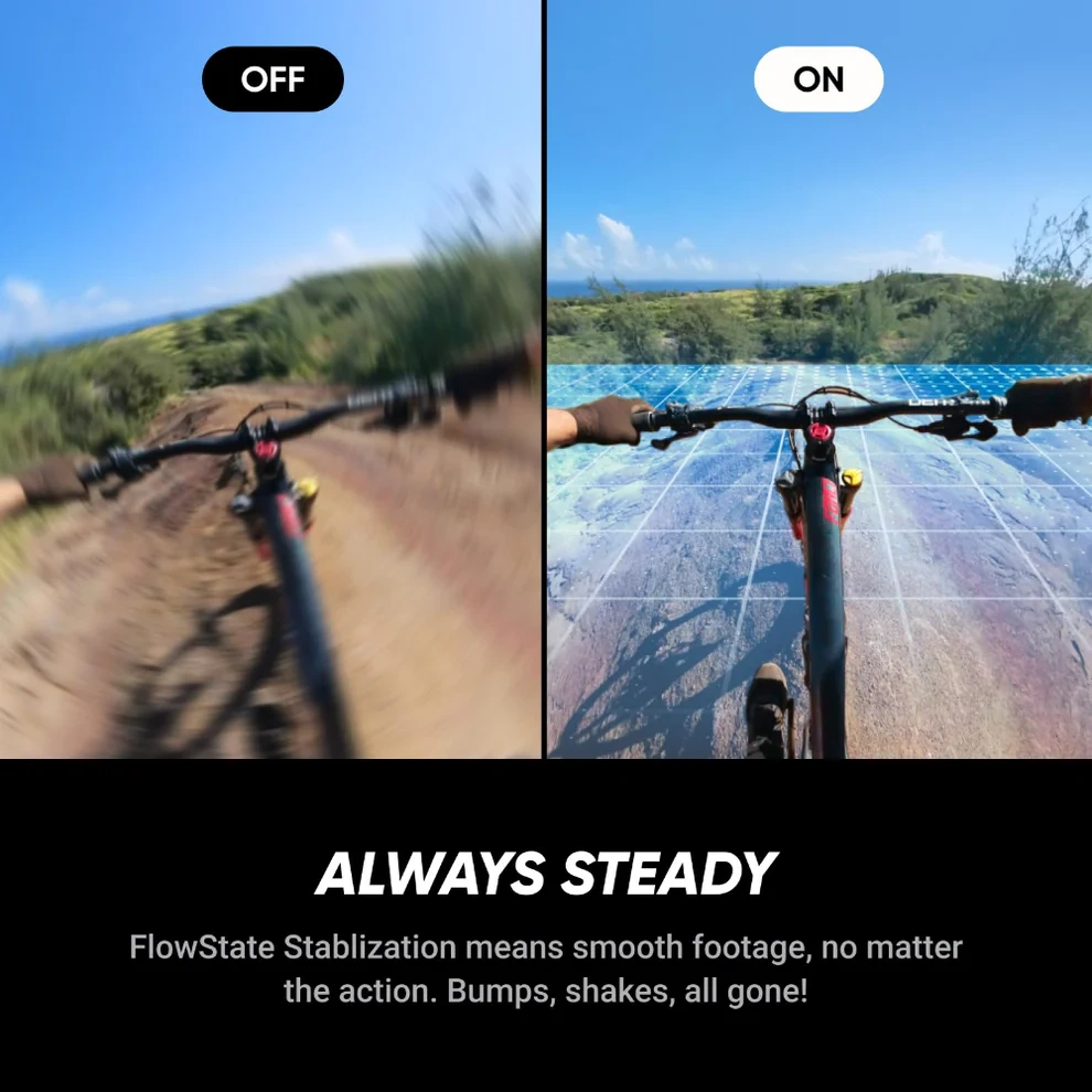 Insta360 X5 Starter Bundle | 8K 360° Action Camera | Dual 1/1.28-inch Sensors | Triple AI Chip | 72MP Photos | FlowState Stabilization | 185-Minute Runtime | Extra Battery | 114cm Invisible Selfie Stick - Image 6