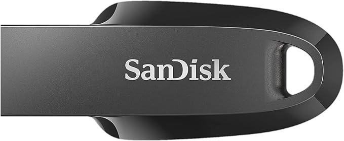 SanDisk Ultra Curve USB 3.2 Gen 1 Flash Drive | 32GB/64GB/128GB/256GB | Up to 100MB/s Read | Capless Retractable Design | Keyring Loop | RescuePRO Deluxe Recovery Software - Image 4