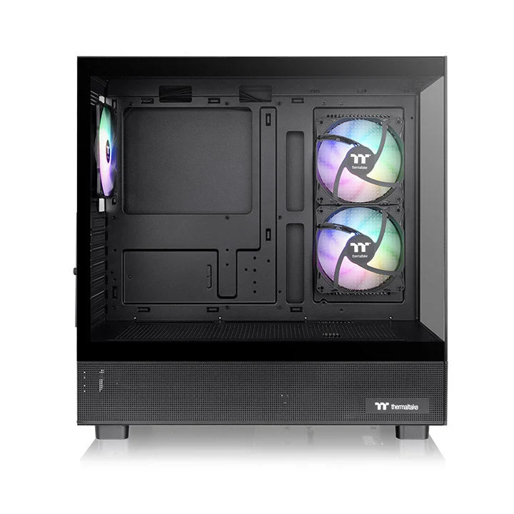 Thermaltake View 270 Plus TG ARGB Mid-Tower PC Case | Tempered Glass Panels | 3× ARGB Fans | ATX/Micro-ATX/Mini-ITX Support | High-Airflow Design | 360mm Radiator Support - Image 4