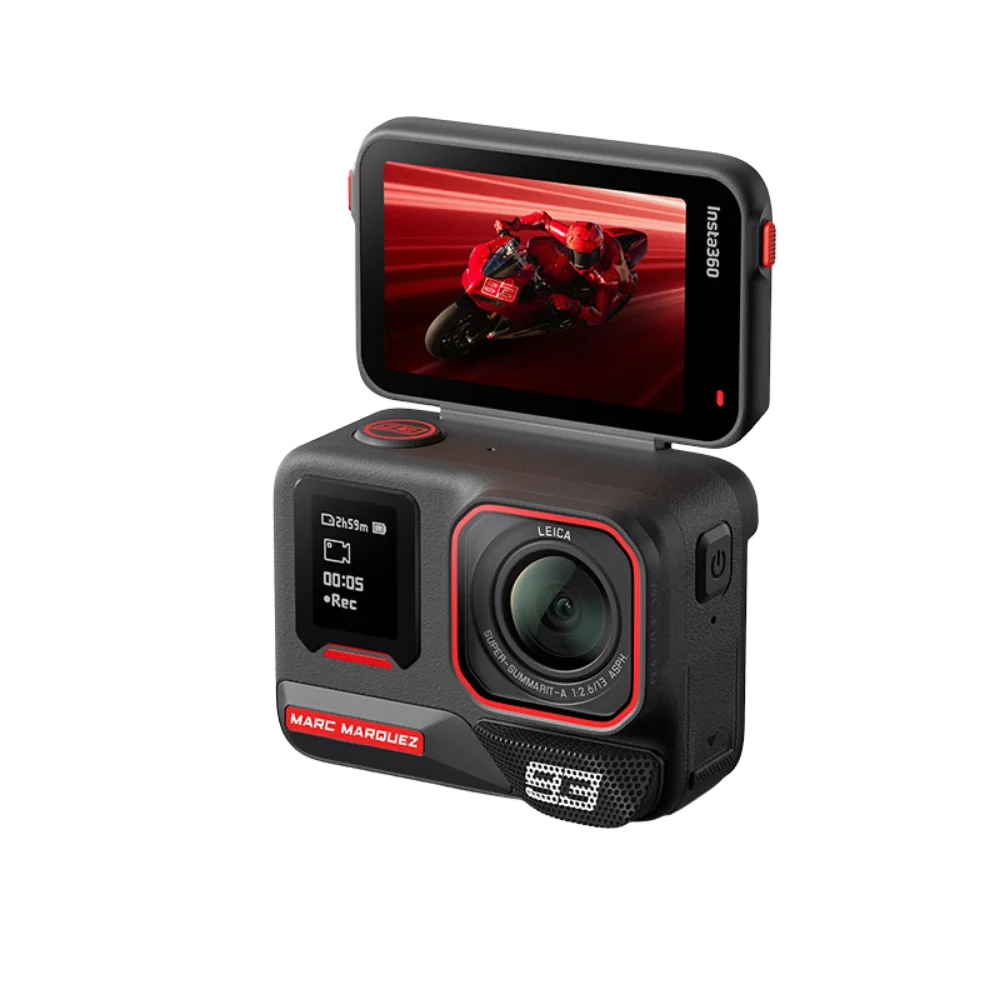 Insta360 Ace Pro 2 MM93 Edition | 8K Action Camera | 1/1.3-inch Sensor | Leica Lens | 4K 120fps | 2.5-inch Flip Touchscreen | Active HDR | FlowState Stabilization | Waterproof Design | Marc Marquez Edition - Image 4