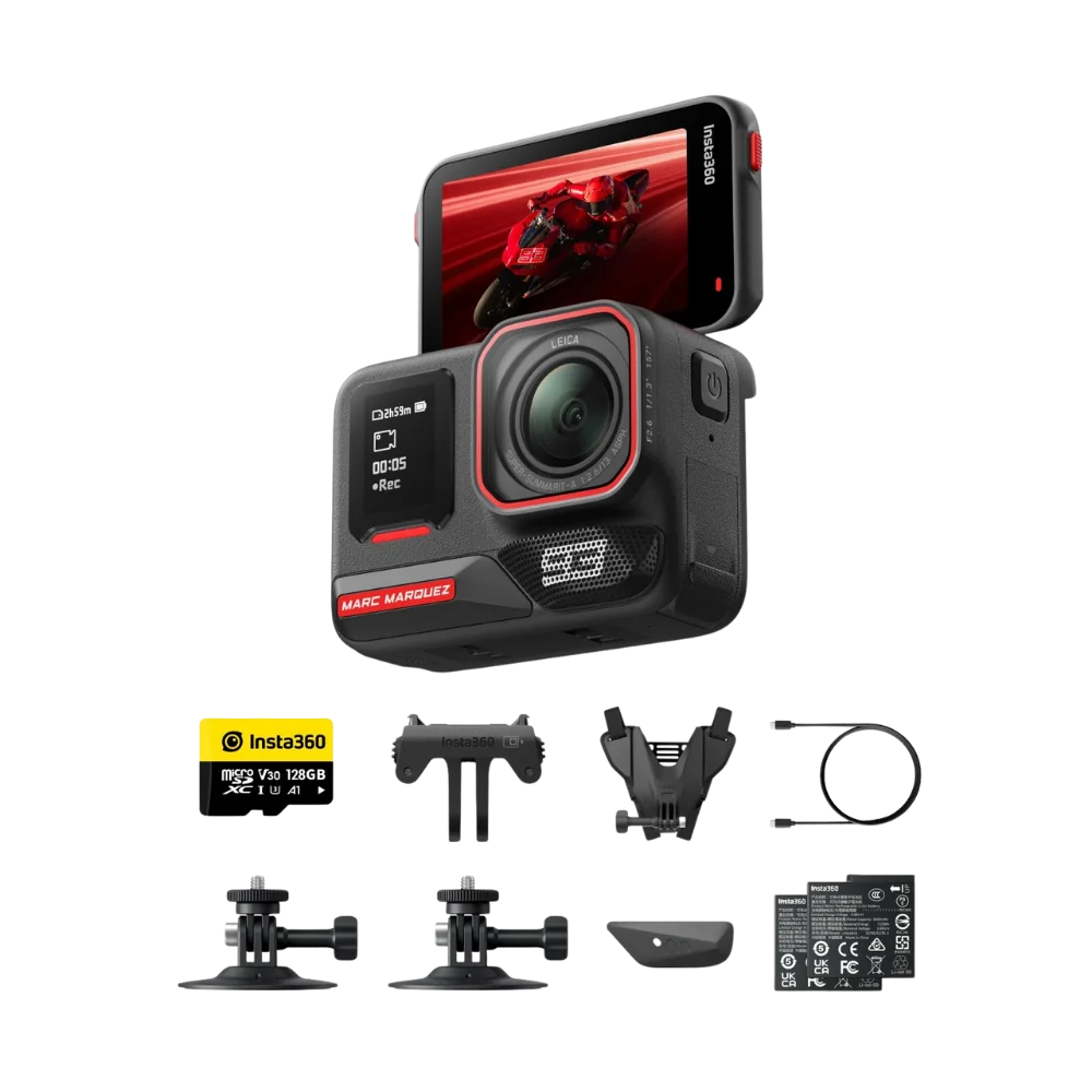 Insta360 Ace Pro 2 MM93 Edition | 8K Action Camera | 1/1.3-inch Sensor | Leica Lens | 4K 120fps | 2.5-inch Flip Touchscreen | Active HDR | FlowState Stabilization | Waterproof Design | Marc Marquez Edition - Image 5