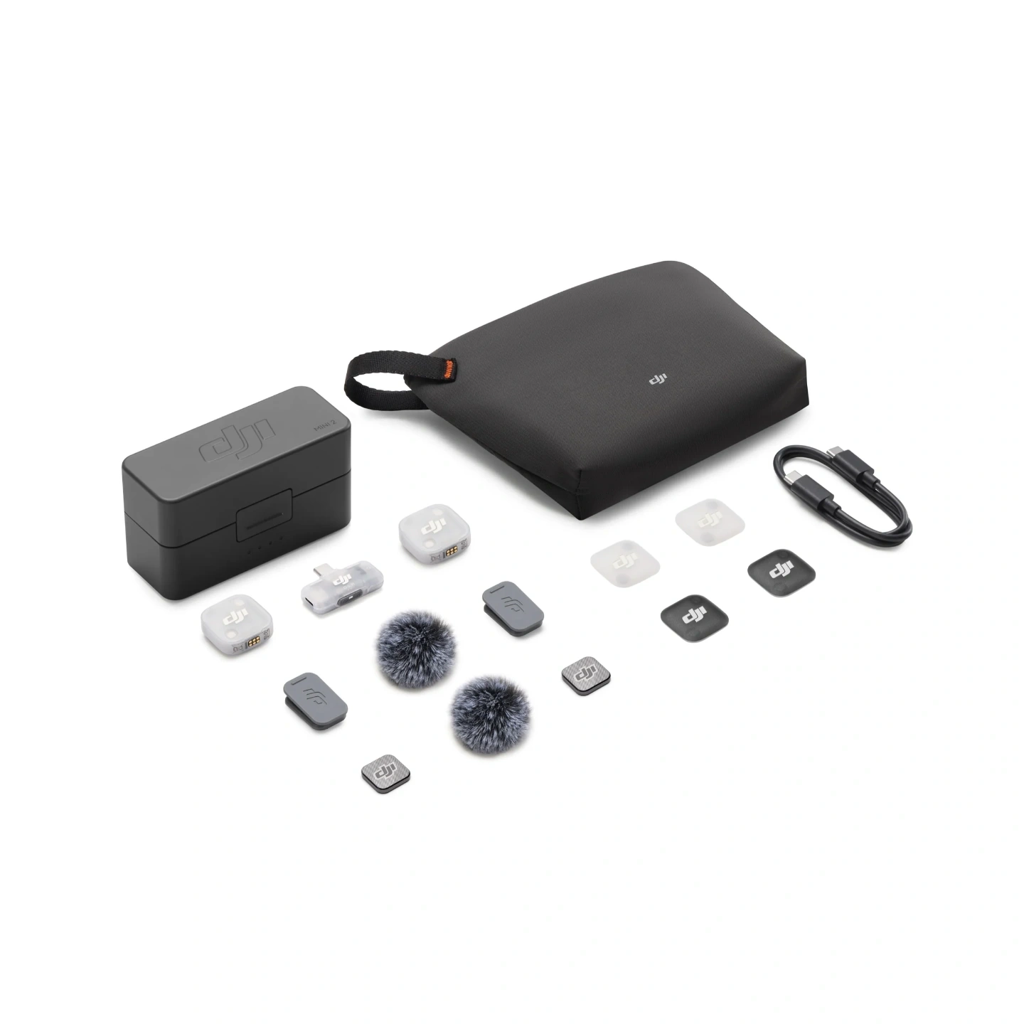 DJI Mic Mini 2 Wireless Microphone System | 2 Transmitters + 1 Mobile Receiver + Charging Case | 24-bit/48kHz Audio | 2-Level Noise Cancelling | for Interviews, Vlogging, Podcasting, Content Creation - Image 2