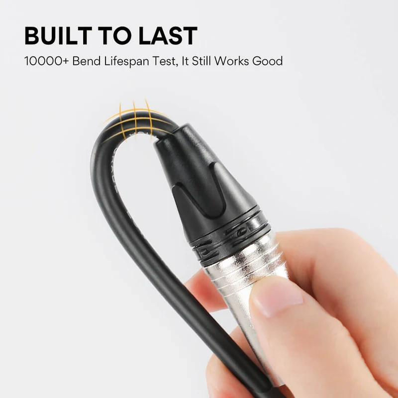 MAONO XLR Cable Male to Female | Professional Audio Cable | XLR Connectors | Reliable Signal Transmission | Durable & Flexible Design - Image 4