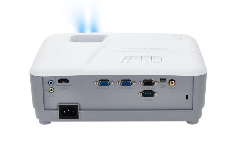 ViewSonic SP3 4,800 ANSI Lumens SVGA Business Projector | DLP Technology | SuperColor™ Technology | 15,000-Hour Lamp Life | Vertical Keystone Correction | Built-in 2W Speaker - Image 4