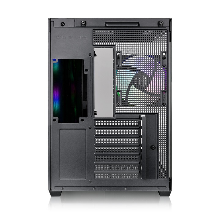 Thermaltake View 380 TG ARGB Mid-Tower PC Case | Dual Tempered Glass Panels | 4× ARGB Fans | ATX/Micro-ATX/Mini-ITX Support | Dual-Chamber Design | 360mm Radiator Support - Image 5