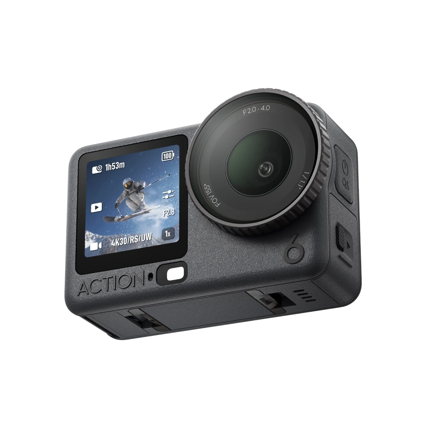 DJI Osmo Action 6 Standard Combo | 1/1.1″ CMOS Sensor | 4K120fps | 38MP Photos | 50GB Built-in Storage | RockSteady 3.0 | HorizonSteady | Dual OLED Touchscreens  | 20m Waterproof - Image 4