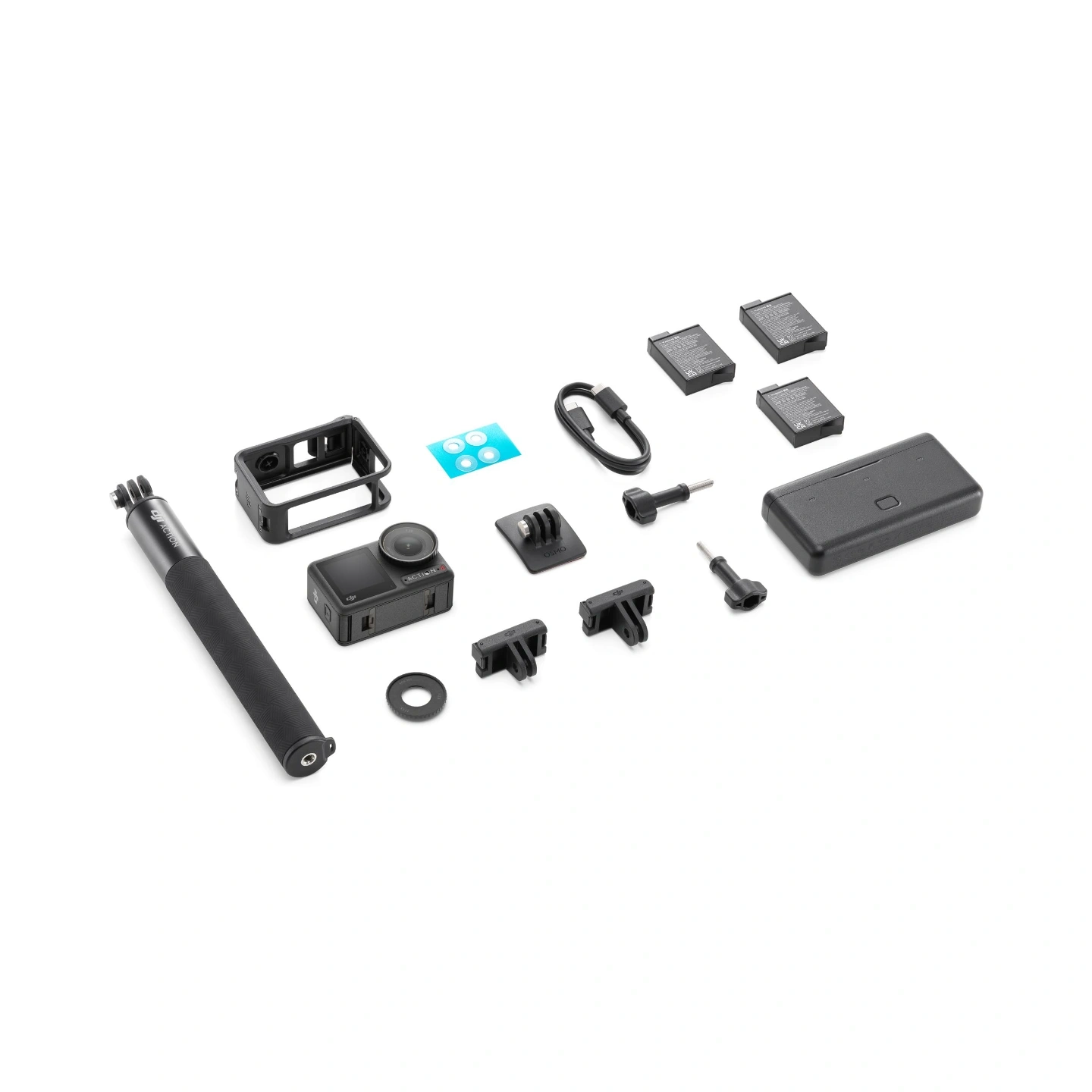 DJI Osmo Action 4 Adventure Combo | 4K Action Camera | 1/1.3-inch Sensor | 155° Ultra-Wide FOV | RockSteady Stabilization | 10-bit D-Log M | Waterproof Design | Adventure Combo Accessories - Image 5