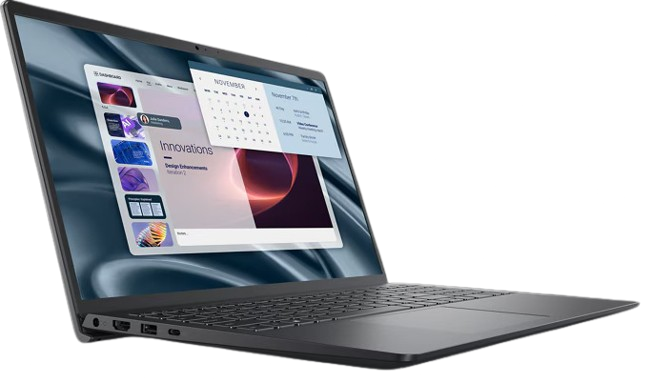 Dell Pro 15 PV15255 | AMD Ryzen 5 7520U Processor | 8GB LPDDR5 RAM | 512GB NVMe SSD | 15.6" FHD 120Hz IPS Display | AMD Radeon 610M Graphics | Windows 11 Pro | TPM 2.0 | 1 Year Warranty | Carbon Black - Image 2