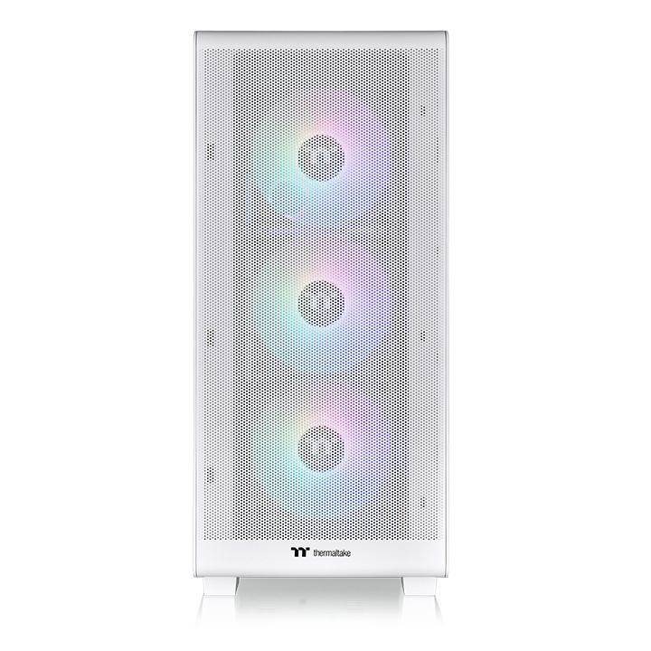 Thermaltake S250 TG ARGB Mid-Tower Chassis | Tempered Glass Panel | ARGB Fans | ATX/Micro-ATX/Mini-ITX Support | High-Airflow Design | 360mm Radiator Support - Image 2