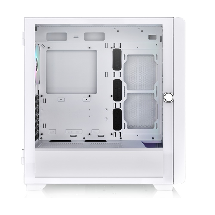 Thermaltake S250 TG ARGB Mid-Tower Chassis | Tempered Glass Panel | ARGB Fans | ATX/Micro-ATX/Mini-ITX Support | High-Airflow Design | 360mm Radiator Support - Image 3