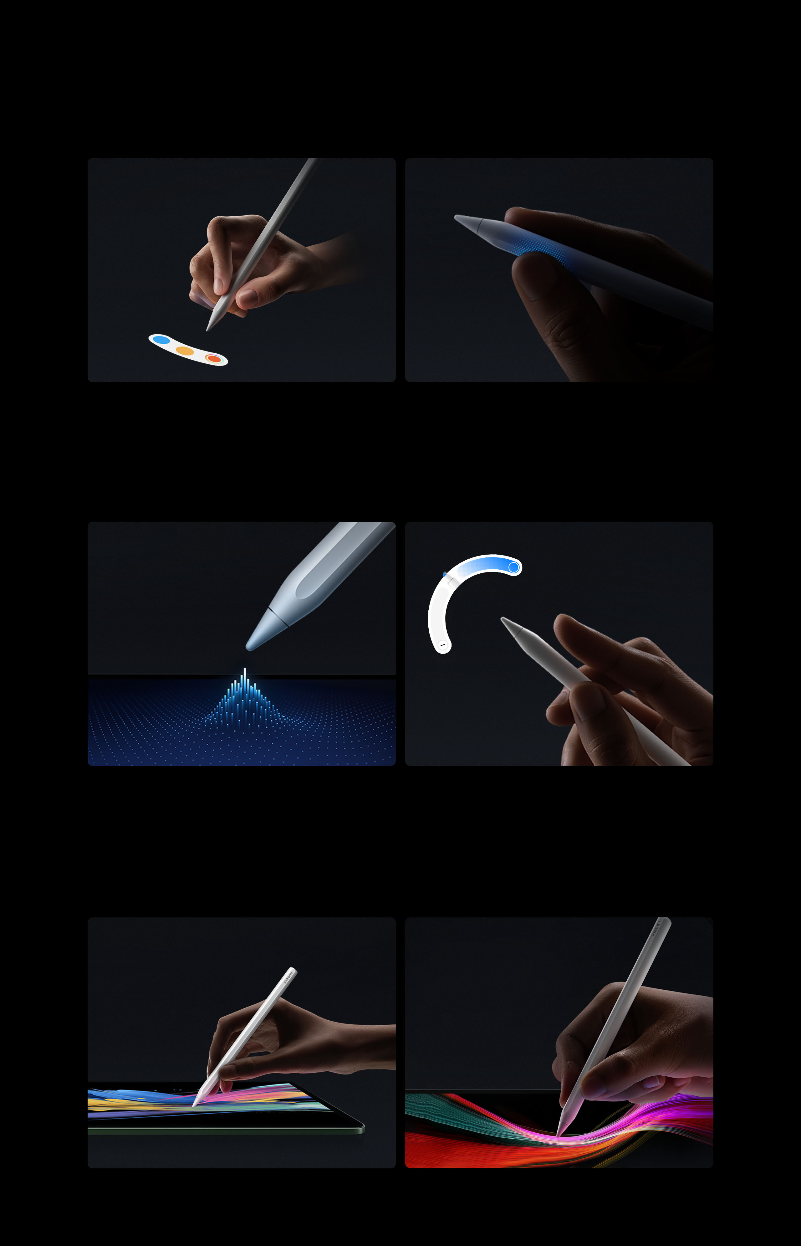 Xiaomi Focus Pen Pro | 16,384 Pressure Levels | 1ms Low Latency | Button-Free Design | Gesture Controls | Magnetic Attachment | Compatible with Pad 6/7/8 Series - Image 3