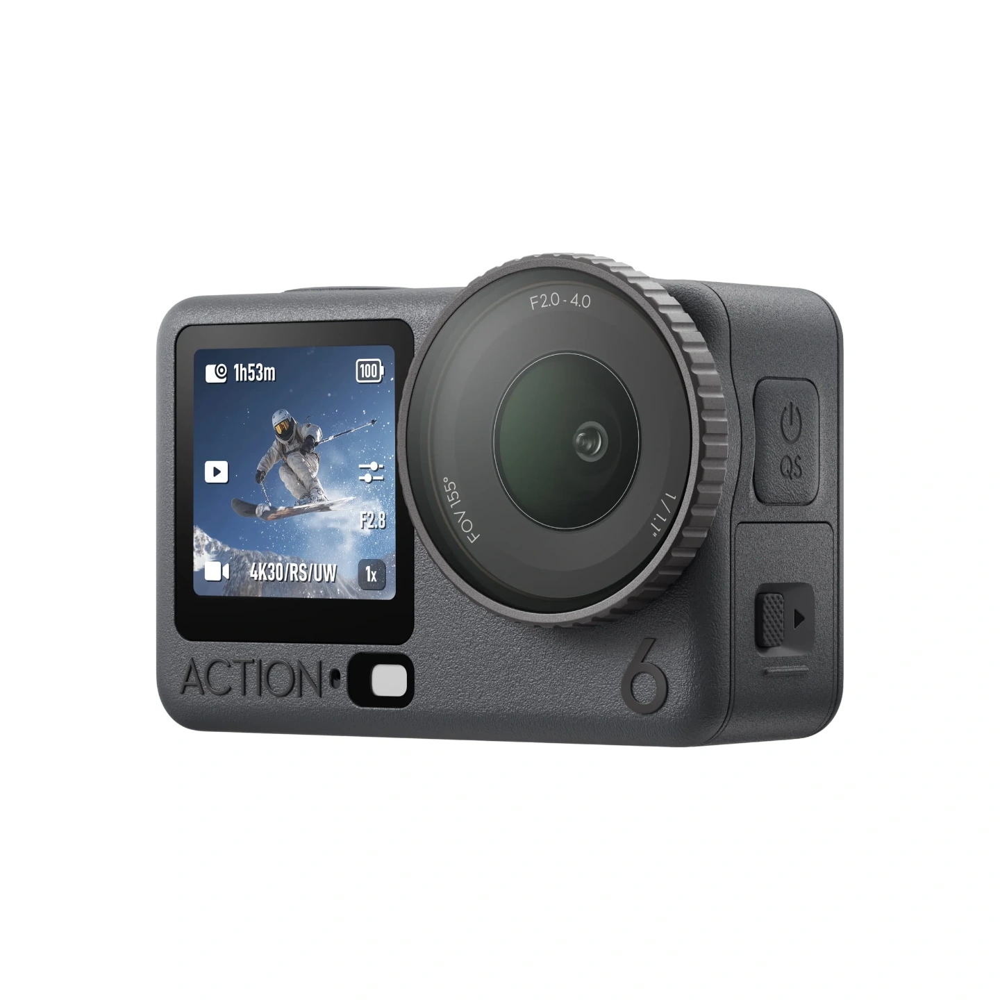 DJI Osmo Action 6 Adventure Combo | 1/1.1″ Square CMOS Sensor | 4K120fps | 50GB Built-in Storage | 3x Extreme Batteries + Multi-Functional Charging Case | 1.5m Extension Rod | 20m Waterproof - Image 2