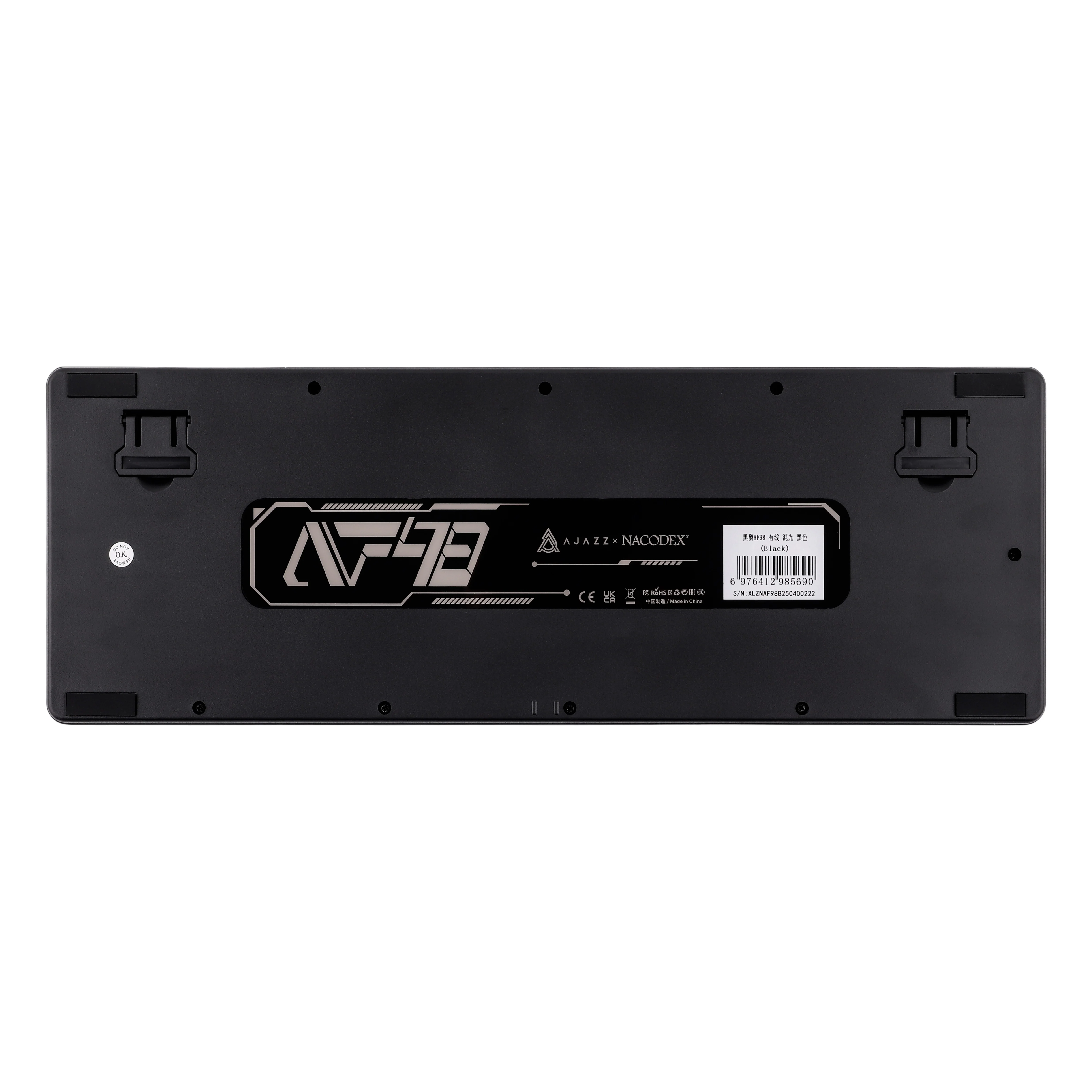 AJAZZ AF98 Wired Mechanical Keyboard | 98-Key Layout | RGB Backlit | Mechanical Switches | USB Wired Connection | Compact Design | Gaming & Office Keyboard | Black - Image 6