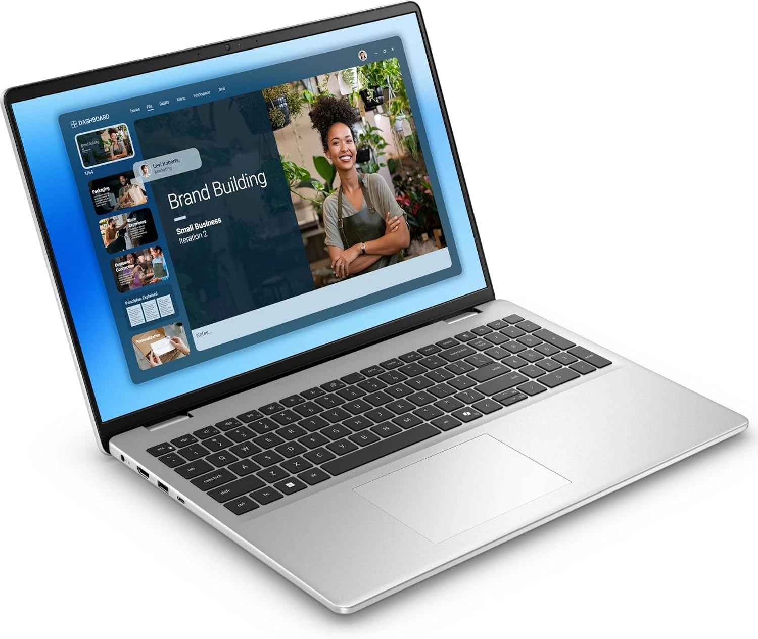 Dell 16 DC 16251 | Intel Core 5 120U Series 1 Processor | 8GB RAM | 512GB SSD | Intel Graphics | 16″ Touch Display | Backlit Keyboard - Image 2