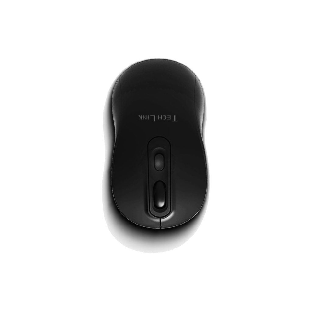 Techlink W3CS1 Wireless Mouse | 2.4GHz Ultra-Quiet Silent Click | 1600 DPI Adjustable | Ergonomic Design| AA Battery Powered | For PC Laptop Desktop | Black - Image 3