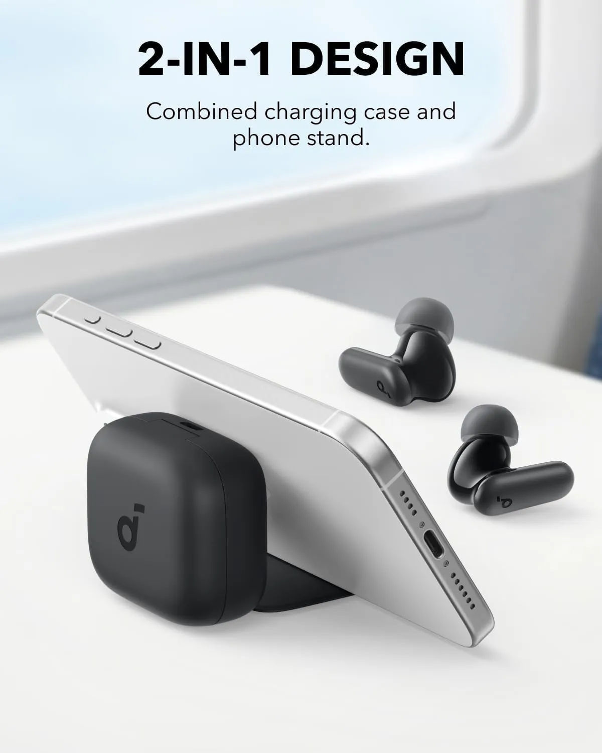 Soundcore by Anker P30i True Wireless Noise Cancelling Earbuds | Adaptive ANC | 2-in-1 Charging Case with Phone Stand | Bluetooth 5.4 | IP54 Water Resistant - Image 6