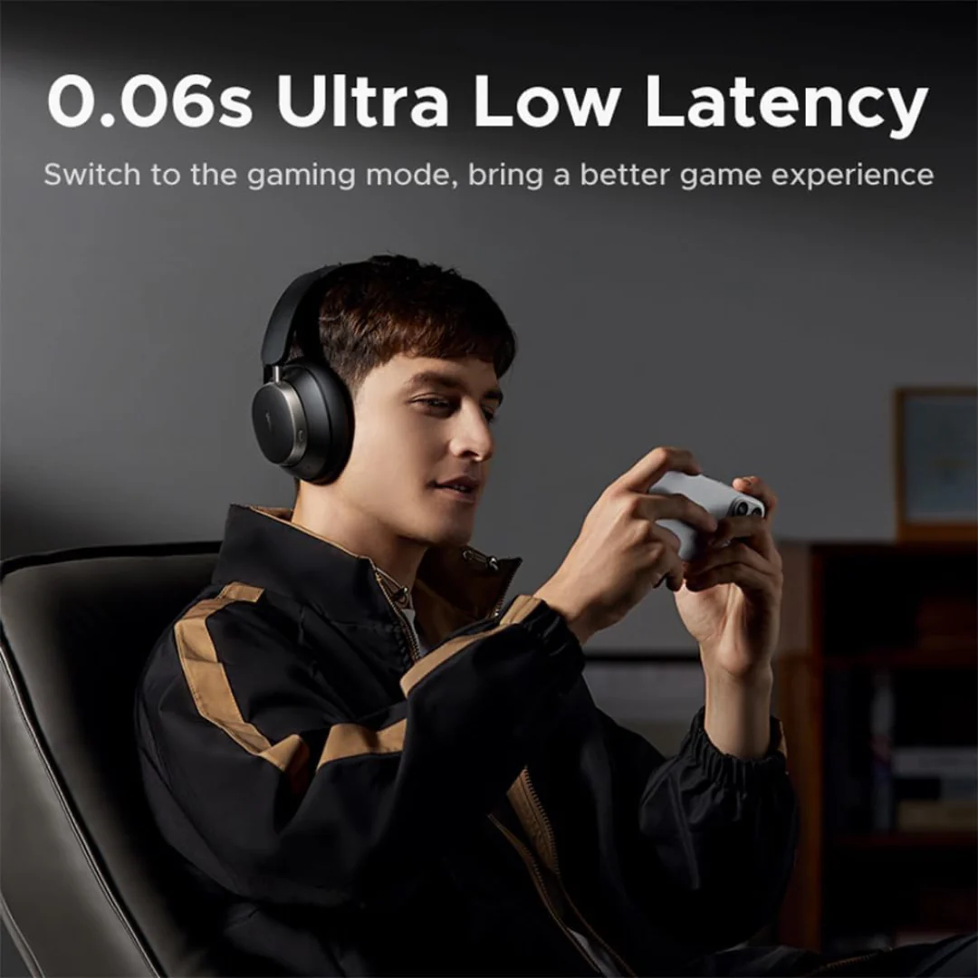 UGREEN Studio Pro HiTune Max 6 Over-Ear Wireless Headphones | Bluetooth 6.0 with Hi-Res LDAC Audio | 120-Hour Playtime (ANC Off) / 80-Hour (ANC On) | 5 AI-ENC Mics | 820mAh Battery | Foldable Design - Image 4