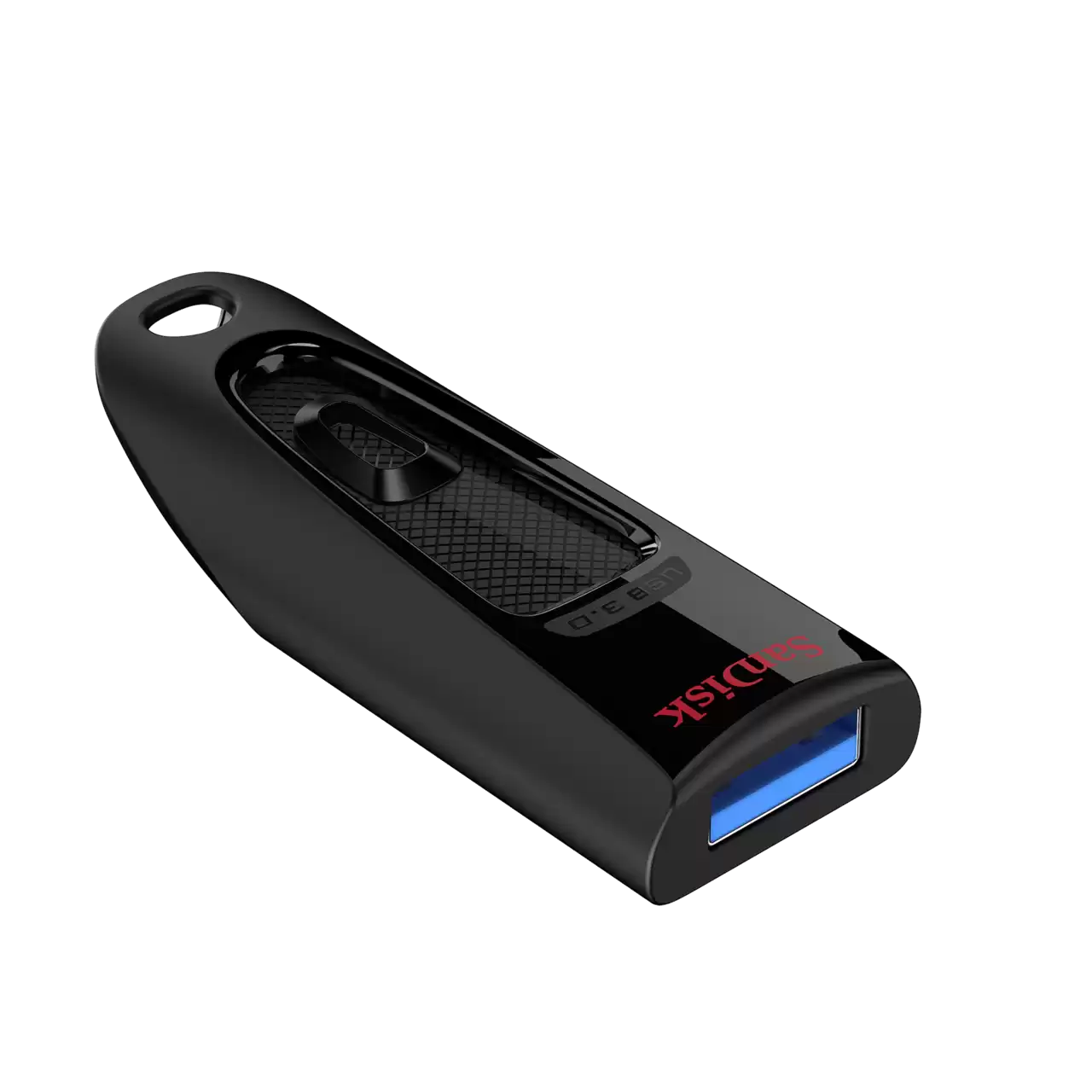 SanDisk Ultra USB 3.0 Flash Drive | 32GB/64GB/128GB | Up to 130MB/s Read | Retractable Connector | Keyring Loop | Password Protection | RescuePRO - Image 3