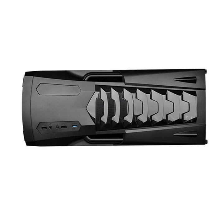 Thermaltake Versa N24 Mid-Tower Gaming PC Case | ATX/Micro-ATX/Mini-ITX Motherboard Support | Spacious Interior | Multiple Cooling Options | Tempered Glass Side Panel | Modern Gaming Design - Image 5