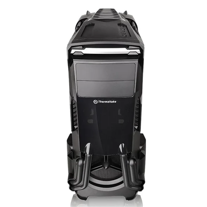 Thermaltake Versa N24 Mid-Tower Gaming PC Case | ATX/Micro-ATX/Mini-ITX Motherboard Support | Spacious Interior | Multiple Cooling Options | Tempered Glass Side Panel | Modern Gaming Design - Image 3