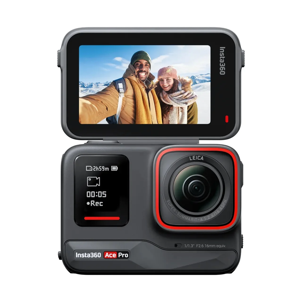 Insta360 Ace Pro 8K Action Camera | 8K Video | 1/1.3-inch Sensor | Leica Lens | 4K 120fps | Flip Touchscreen | Active HDR | FlowState Stabilization | Waterproof Design - Image 3