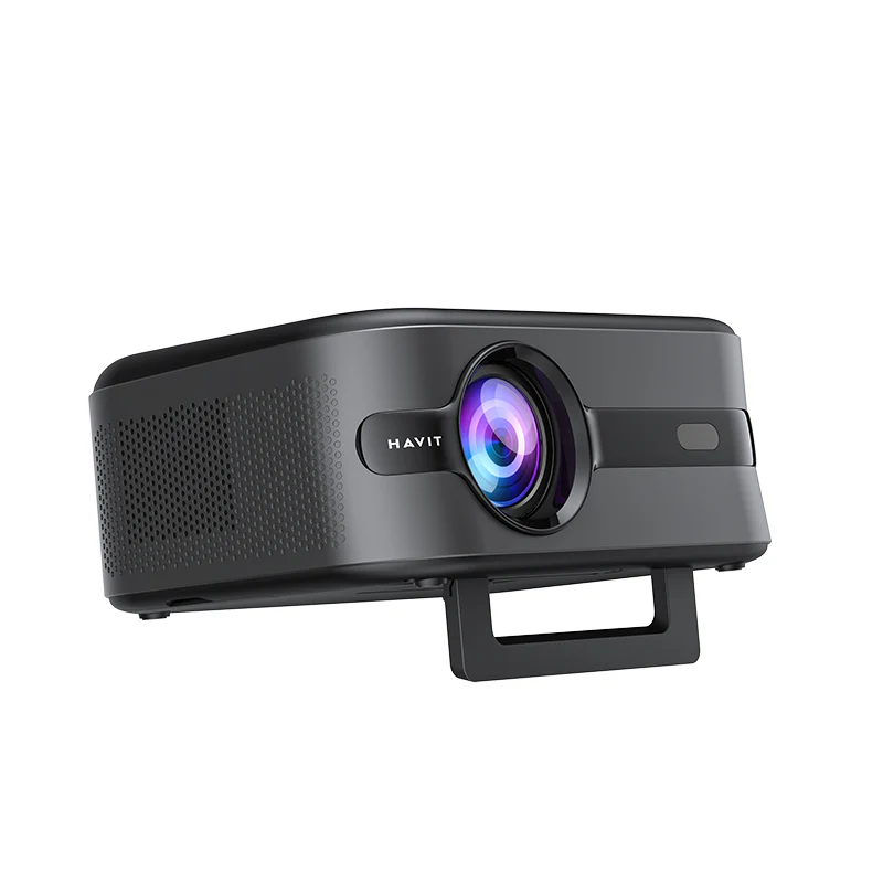 HAVIT PJ219 PRO OBSIDIAN Smart Projector | Native 1920x1080 (Supports 4K) | 14000 Lumens (350 ASI Lumens) Brightness | Android 9.0 OS | 5W Speaker | Auto Keystone & Electric Focus - Image 2
