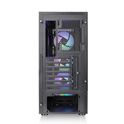 Thermaltake S200 TG ARGB Mid-Tower Gaming PC Case | Tempered Glass Side Panel | ARGB Cooling Fans | ATX/Micro-ATX/Mini-ITX Motherboard Support | Spacious Interior | High-Airflow Gaming Design - Image 6