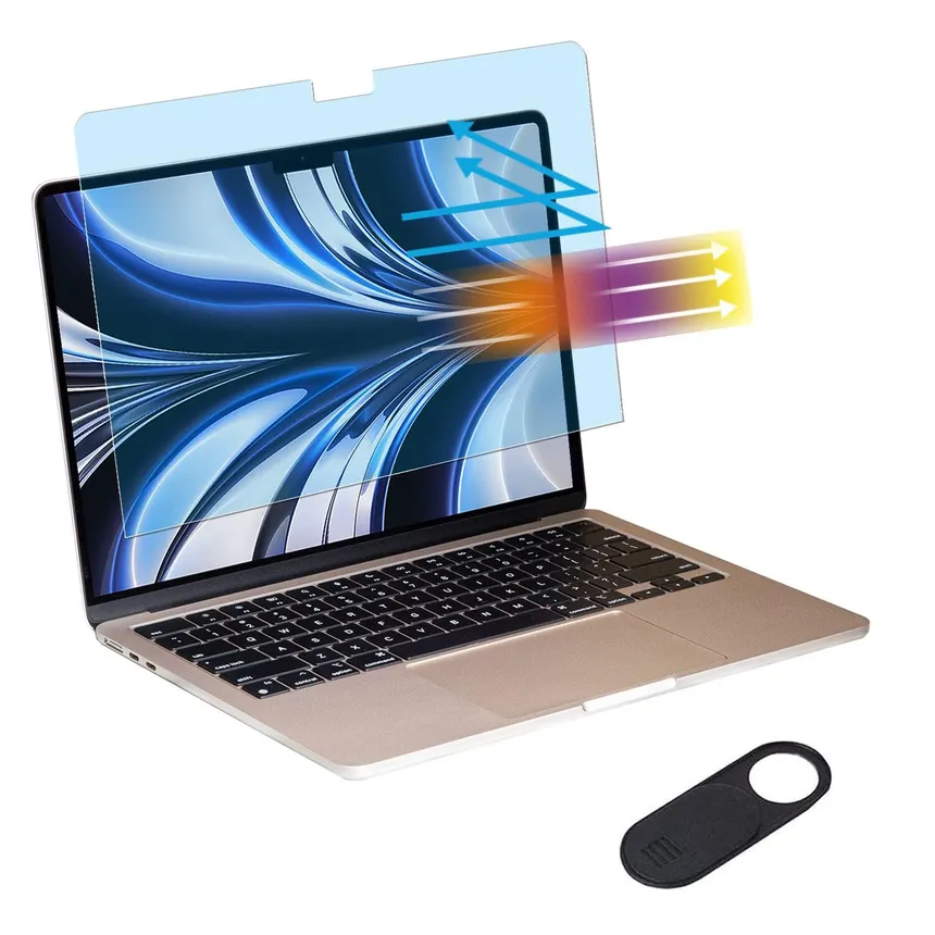 Premium Tempered Glass Screen Protector for MacBook | 9H Hardness | Anti-Fingerprint | Bubble-Free Installation | Ultra Clear | Scratch Resistant - Image 2