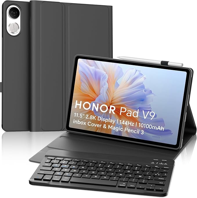 HONOR Pad V9 Smart Bluetooth Keyboard | 64 Keys | Adjustable Stand | Magnetic Pogo Pin Connection - Image 2