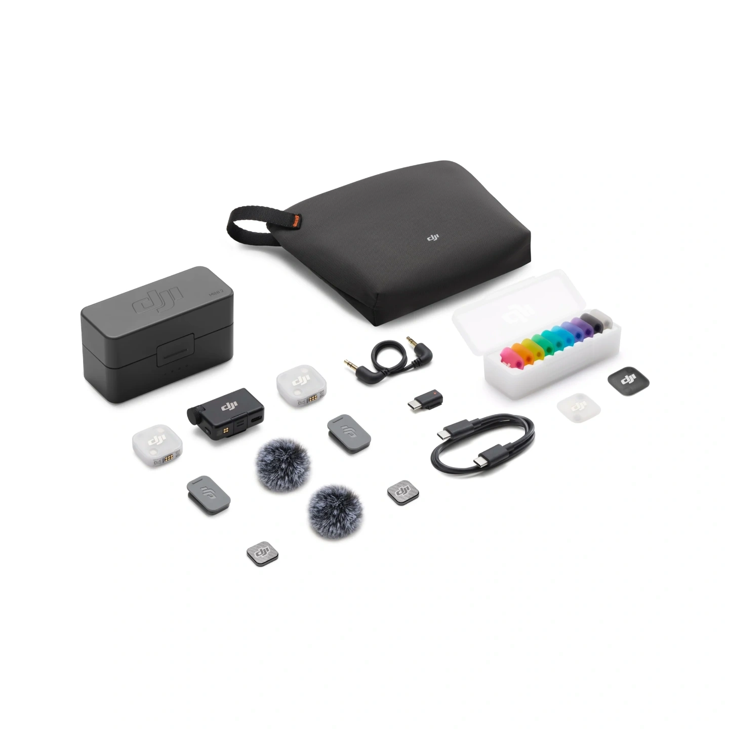 DJI Mic Mini 2 Wireless Microphone System | 2 Transmitters + 1 Receiver + Charging Case | Dual-Channel Audi | 2-Level Noise Cancelling | 3 Voice Presets | 48H with Case | Universal for Camera/Smartphone/PC - Image 2