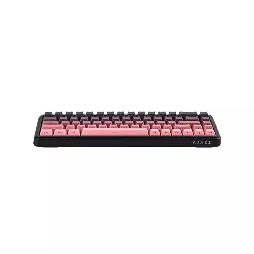 AJAZZ AK680 MAX Mechanical Keyboard | Pink Edition | 68-Key Compact Layout | RGB Backlit | Mechanical Switches | Wired/Wireless Connectivity | Gaming Keyboard - Image 3