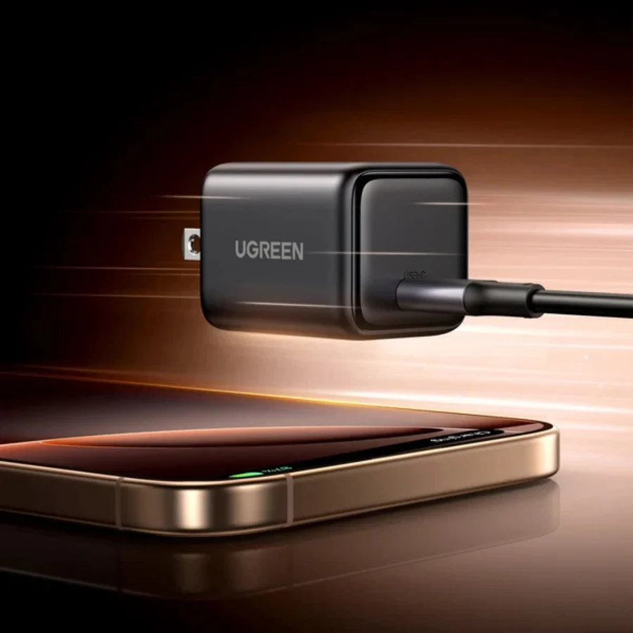 UGREEN 30W USB-C GaN Fast Charger | USB-C PD | Fast Charging Adapter | Compact & Portable Design | US Plug | Universal Compatibility - Image 3