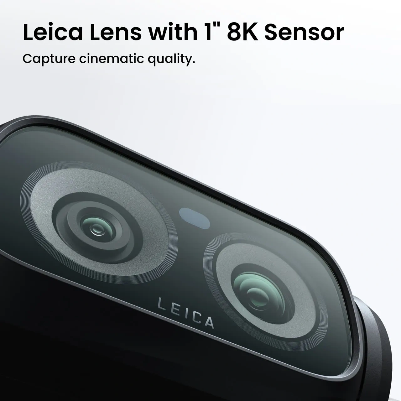 Insta360 Luna Ultra Standard Bundle | 8K Leica Dual-Lens Gimbal Camera | 1-inch 8K Sensor | 1/1.3-inch Telephoto Sensor | Triple AI Chip | 3-Axis Gimbal Stabilization | 2-inch OLED Touchscreen | 240-Minute Runtime | 47GB Internal Storage - Image 3