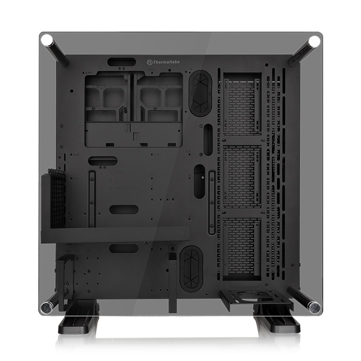 Thermaltake Core P3 TG Open-Frame PC Case | Tempered Glass Panel | ATX/Micro-ATX/Mini-ITX Support | Wall-Mountable Design | Modular Layout | Vertical GPU Support | Modern Showcase Design - Image 2
