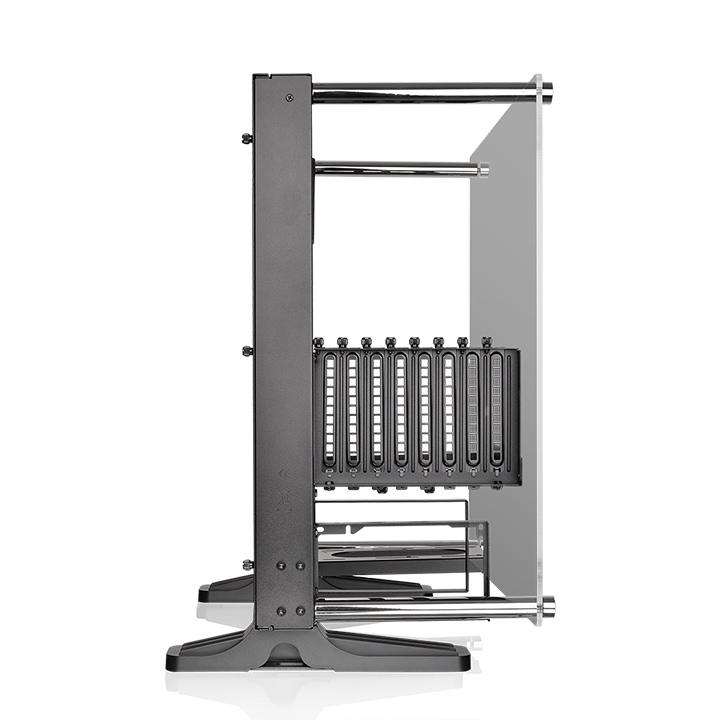 Thermaltake Core P3 TG Open-Frame PC Case | Tempered Glass Panel | ATX/Micro-ATX/Mini-ITX Support | Wall-Mountable Design | Modular Layout | Vertical GPU Support | Modern Showcase Design - Image 4