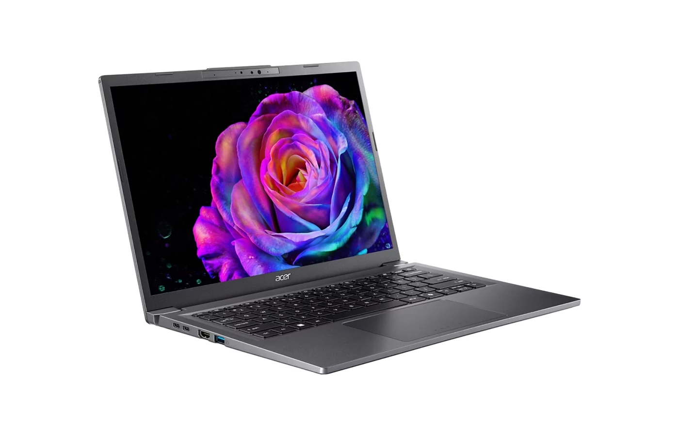 Acer Aspire 14 AI Ultrabook | Intel Core Ultra 7 256V | 16GB RAM | 1TB SSD | 14-inch WUXGA IPS Display | Intel Arc 140V Graphics | White Backlit Keyboard | Wi-Fi 6E & Bluetooth 5.3 | 1-Year Warranty - Image 4