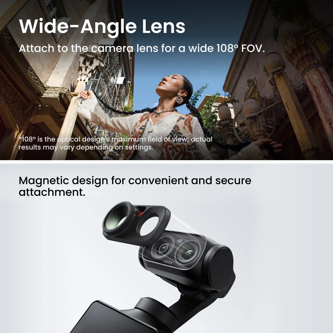Insta360 Luna Ultra Creator Bundle | 8K Leica Dual-Lens Gimbal Camera | 1-inch 8K Sensor | 4K 120fps Video | Triple AI Chip | 3-Axis Gimbal Stabilization | Mic Pro Transmitter | Battery Handle - Image 3