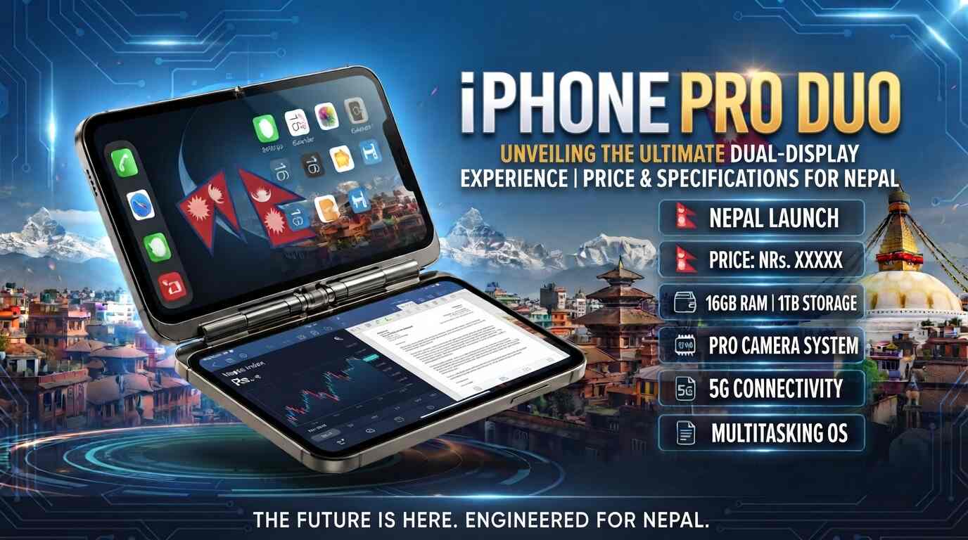 iPhone Duo in Nepal 2026: 12GB RAM, Storage, Features & Availability