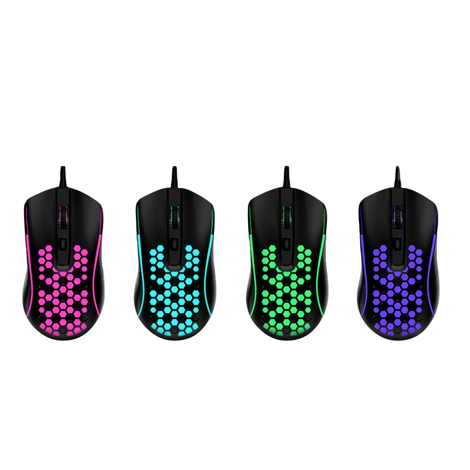 AULA T650 4-in-1 Gaming Combo | Gaming Keyboard | Gaming Mouse | Gaming Headset | Gaming Mouse Pad | RGB Backlit Design | USB Connectivity | Plug & Play - Image 4
