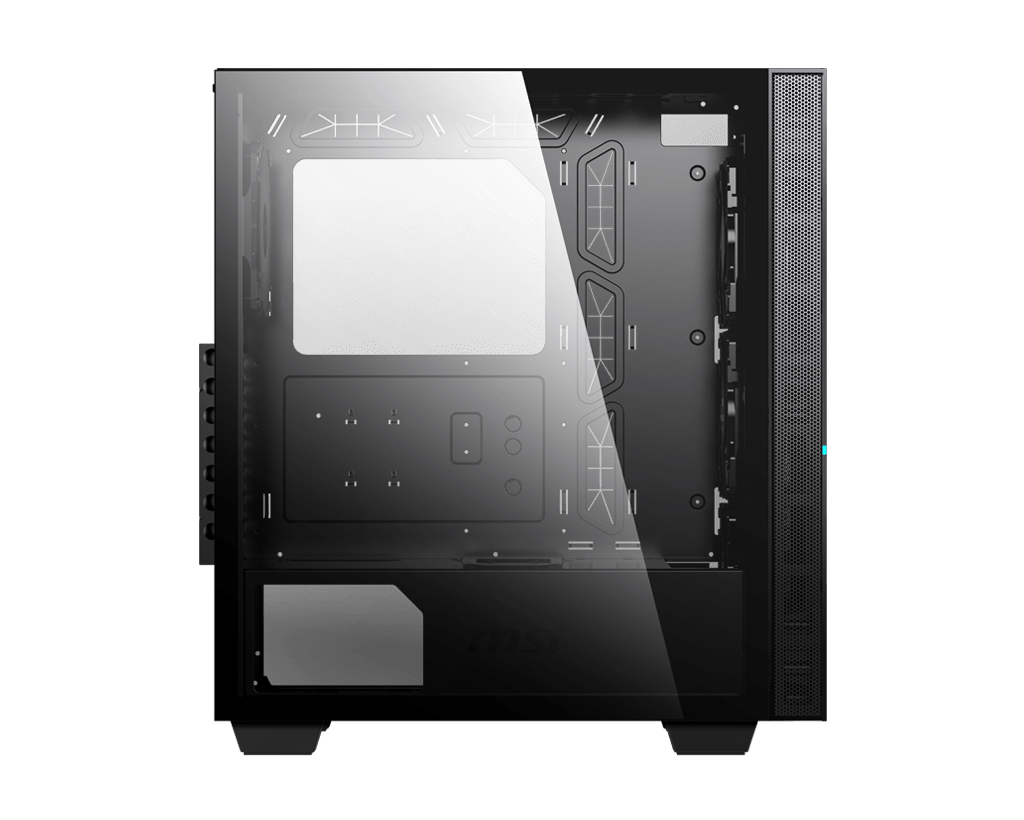 MSI MPG SEKIRA 100R Mid-Tower ARGB Gaming Case | Tempered Glass Panel | USB Type-C | ATX Support | 340mm GPU Clearance | Magnetic Dust Filters - Image 4