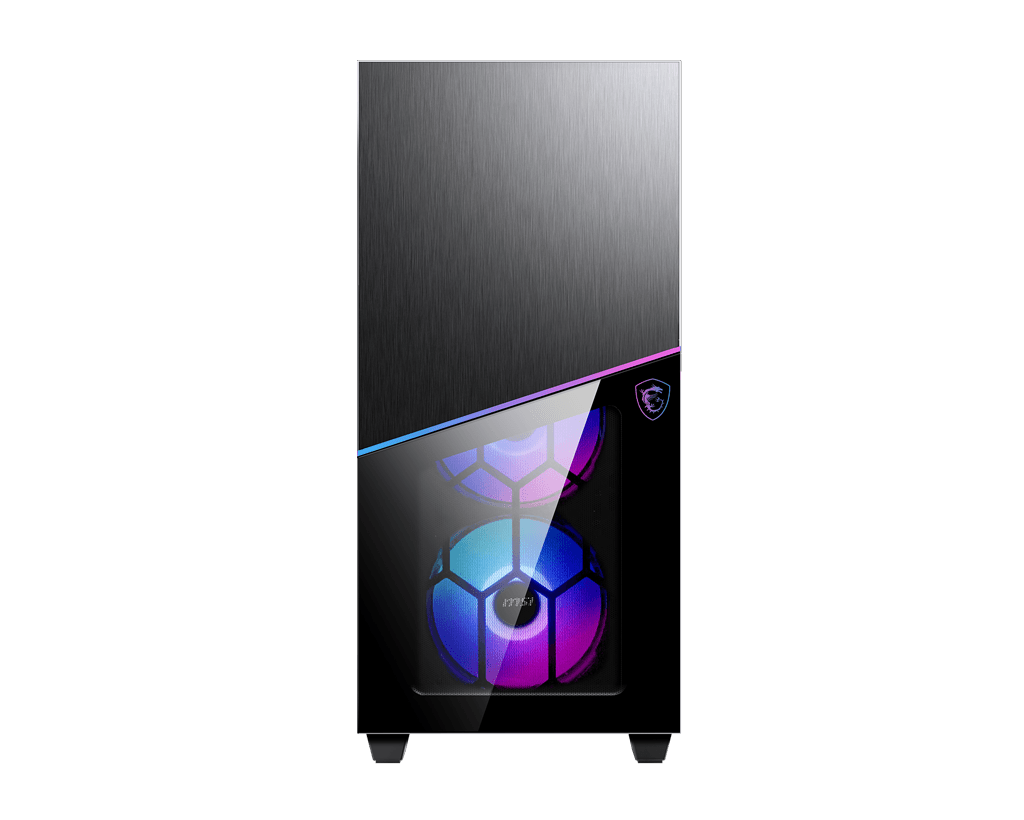 MSI MPG SEKIRA 100R Mid-Tower ARGB Gaming Case | Tempered Glass Panel | USB Type-C | ATX Support | 340mm GPU Clearance | Magnetic Dust Filters - Image 2