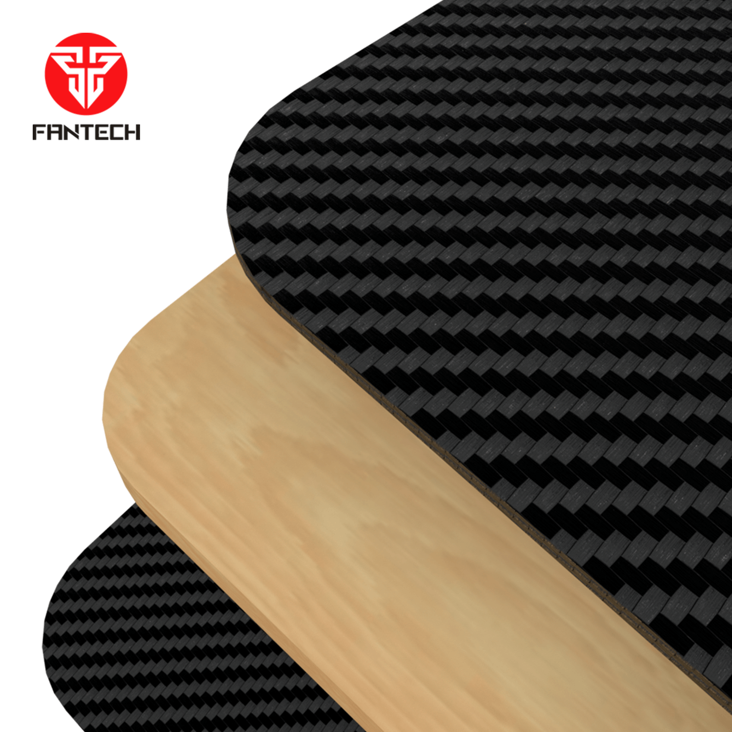 Fantech GD210 Gaming Desk 100cm | 100×60cm Carbon Fiber Surface | Rear RGB LED Illumination | Heavy-Duty Steel Frame | 80kg Load Capacity | Cable Management | Cup & Headset Holder - Image 5