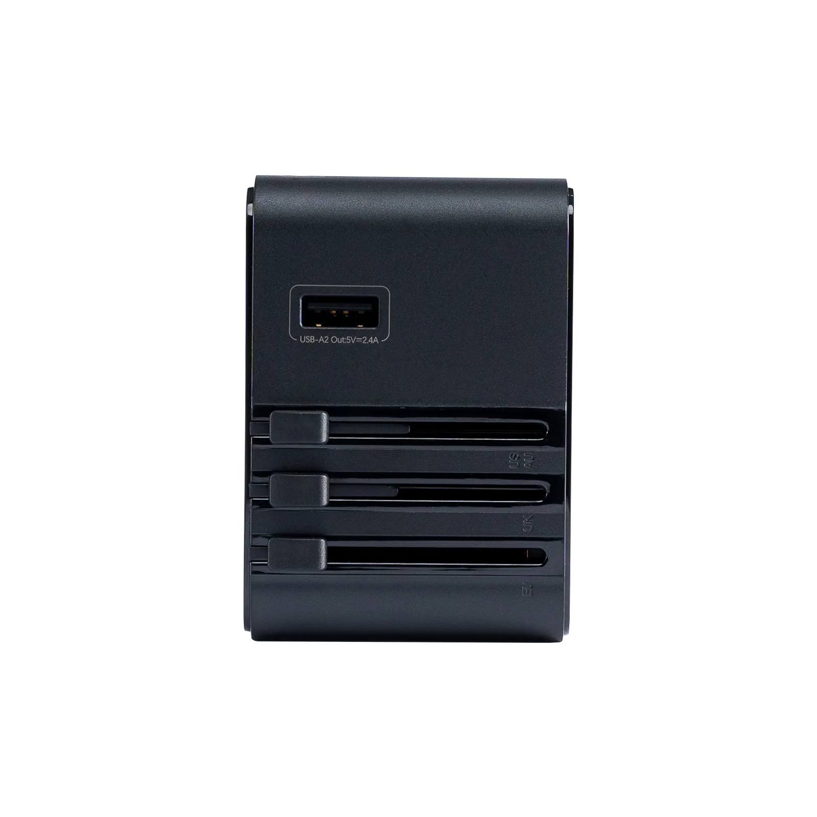 Remax CM06 Explorer 45W GaN Travel Charger | 3x USB-C, 1x USB-A & 1x AC Outlet Ports | 45W Max Power | GaN Technology | Wide Compatibility | Metal Accent Finish - Image 2