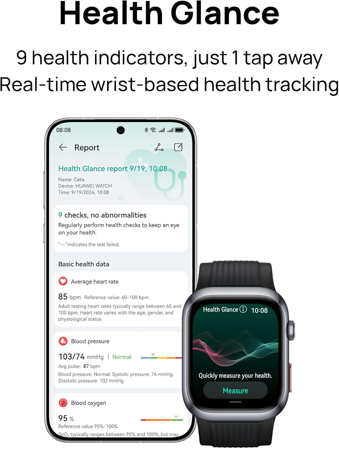 Huawei Watch D2 | 1.82″ (480 × 408, ~347 PPI) AMOLED Display | IP68 Water Resistance | All-Round Health Management | Bluetooth 5.2 (BR & BLE) | | Slim & Lightweight Design | Compatible with Android 8.0+ & iOS 13.0+ - Image 3
