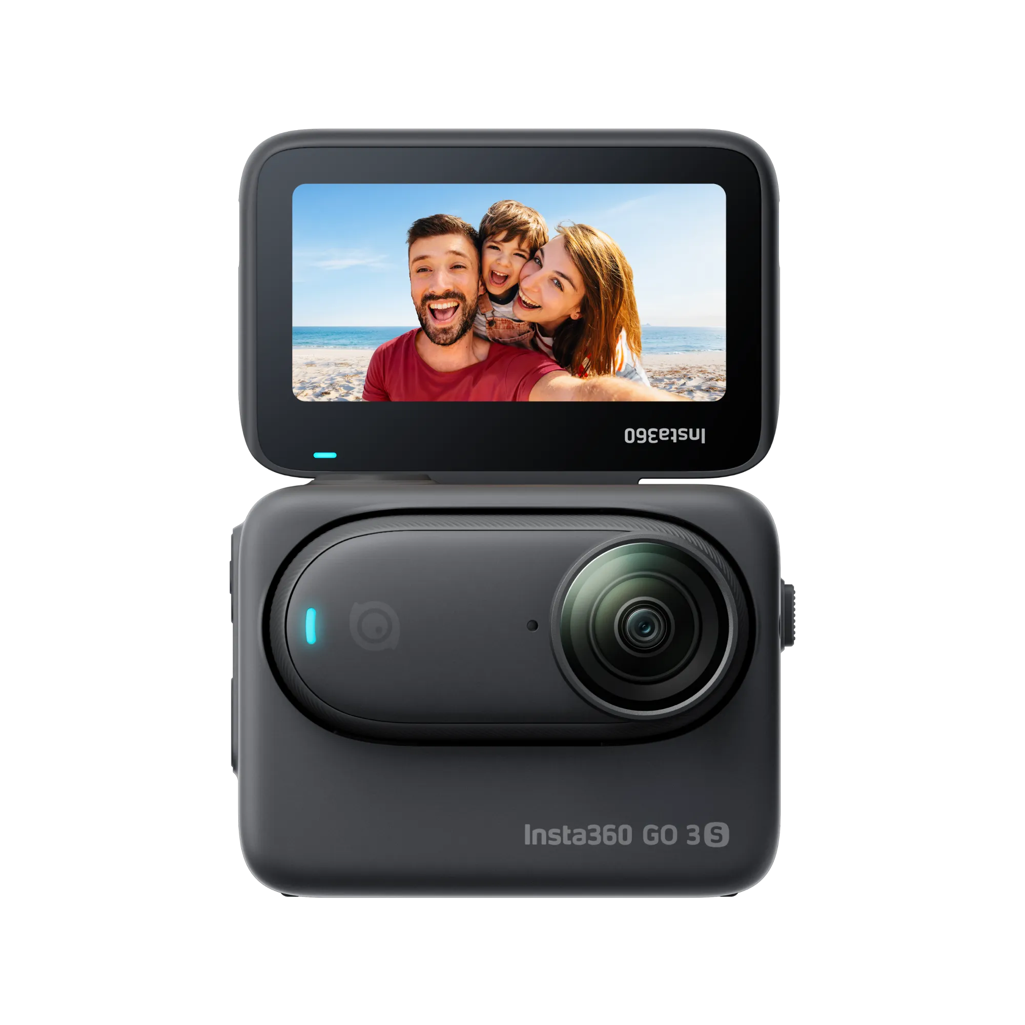 Insta360 Go 3S Standard Edition | 4K 30fps Video & 12MP Photos | 1/2.3" Sensor | 128GB Storage | 2.2" Flip Touchscreen (Action Pod) | IPX4 Waterproof | Voice & Gesture Control - Image 2