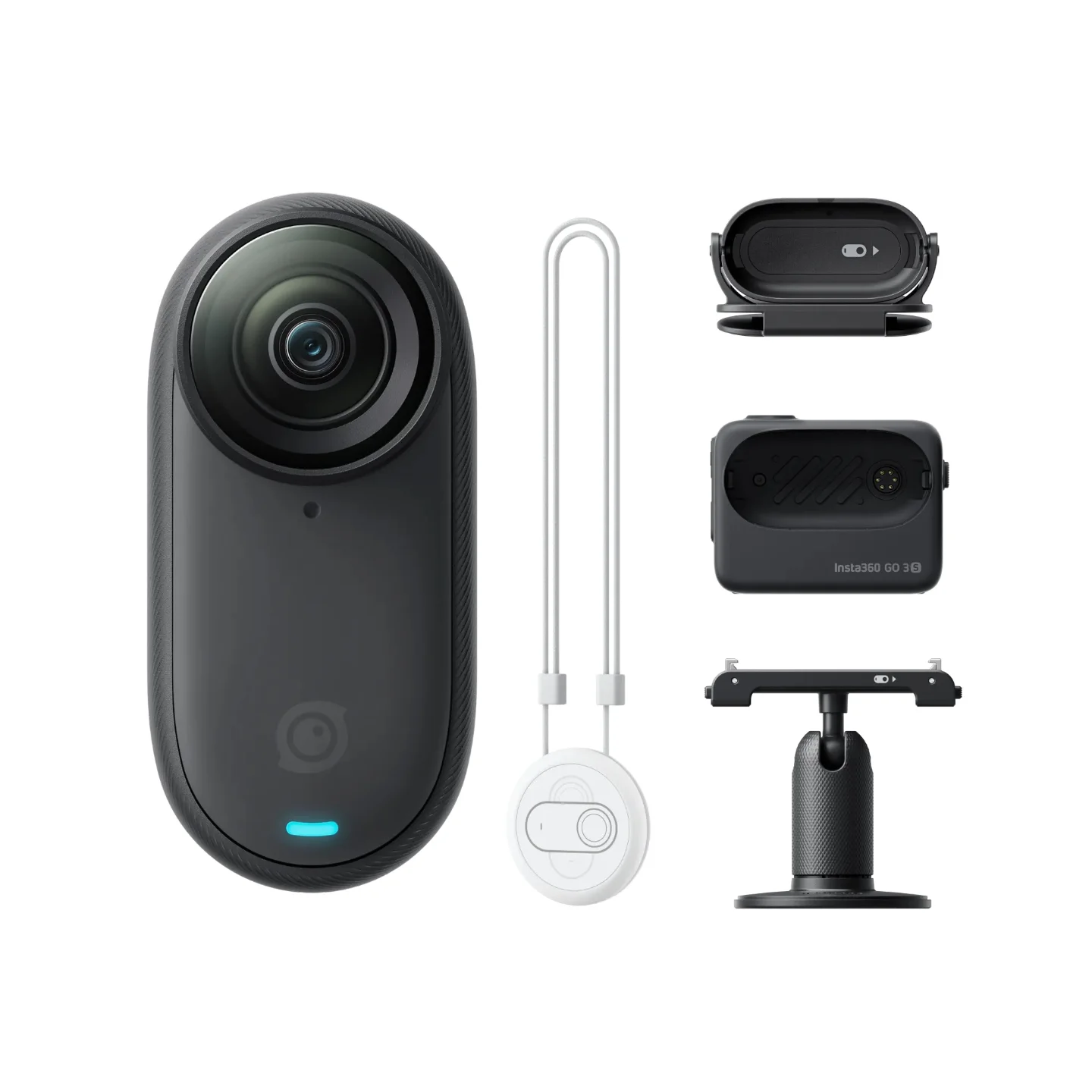 Insta360 Go 3S Standard Edition | 4K 30fps Video & 12MP Photos | 1/2.3" Sensor | 128GB Storage | 2.2" Flip Touchscreen (Action Pod) | IPX4 Waterproof | Voice & Gesture Control - Image 5