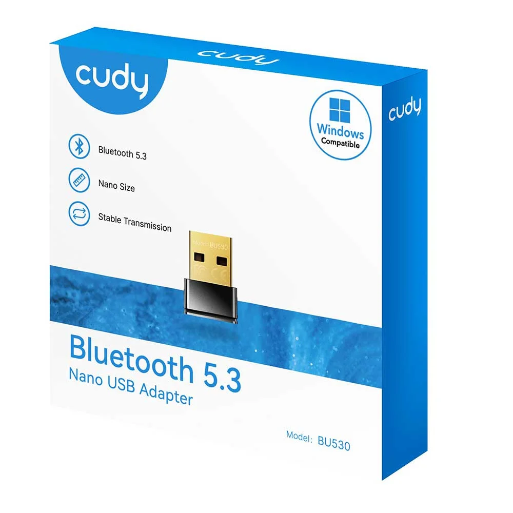 Cudy BU530 USB Bluetooth Adapter | Bluetooth 5.3 Nano Dongle | Plug & Play | 2.402–2.480GHz Frequency Band | Compatible with Windows 7/8.1/10/11 | For PC, Laptop, Printer & More - Image 4